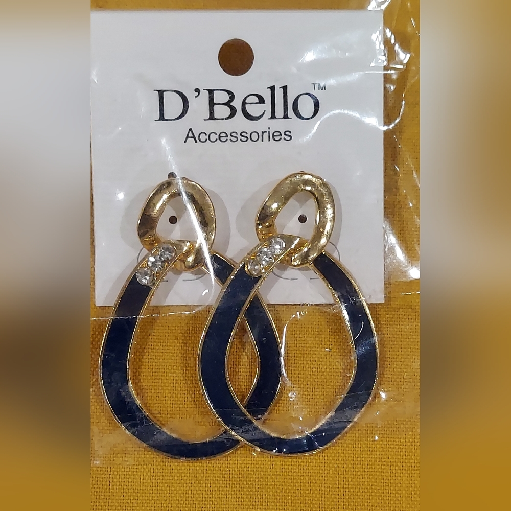 D'Bello Blue Dangle Earrings